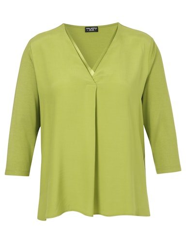 Blouses lange mouw groen Via Appia Due