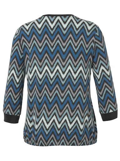 T-shirts lange mouw blauw Via Appia Due