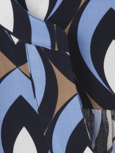 Blouses lange mouw blauw Via Appia Due