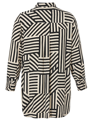 Blouses lange mouw zwart Via Appia Due