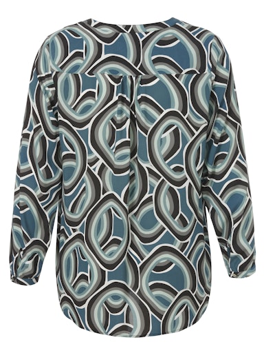 Blouses lange mouw beige Via Appia Due