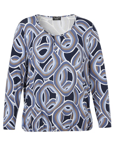 T-shirts lange mouw blauw Via Appia Due