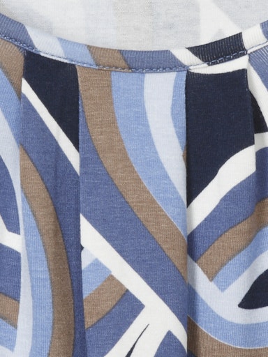 T-shirts lange mouw blauw Via Appia Due