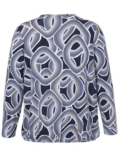 T-shirts lange mouw blauw Via Appia Due