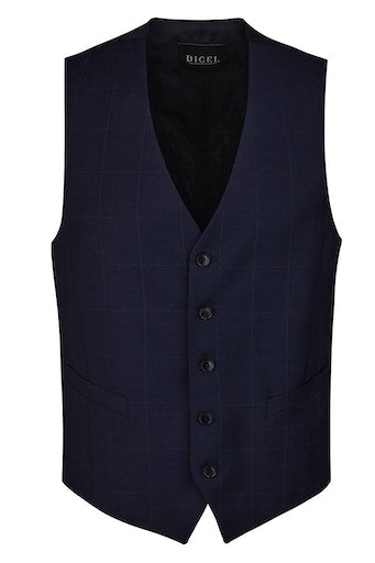 Kostuumgilets blauw DIGEL