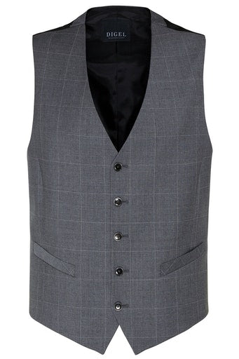 Kostuumgilets grijs DIGEL