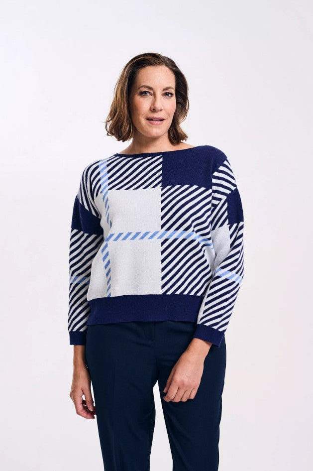 Pulls blauw Améline
