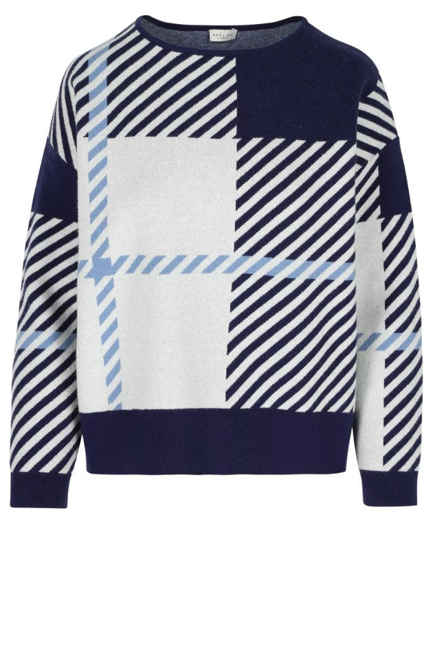 Pulls blauw Améline