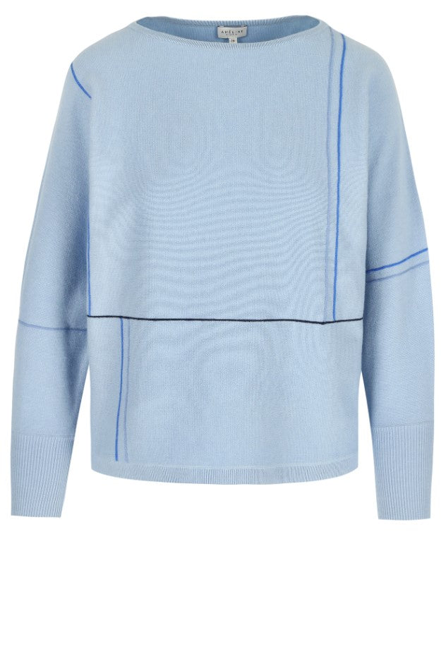 Pulls blauw Améline