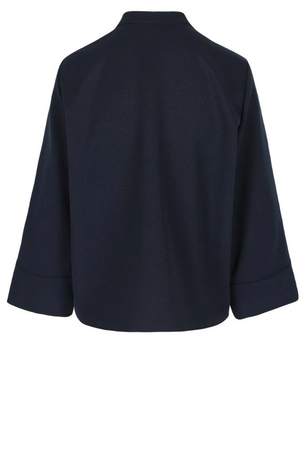 Blouses lange mouw blauw Améline