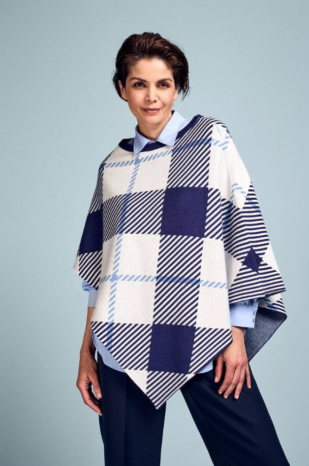 Poncho's blauw Améline