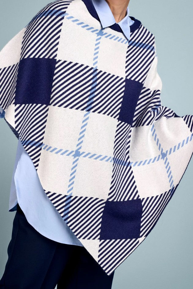 Poncho's blauw Améline