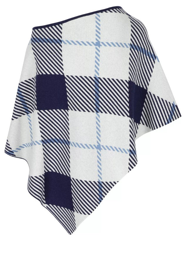 Poncho's blauw Améline