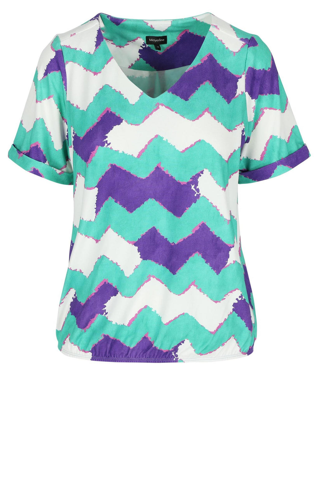 Blouses korte mouw groen Mayerline