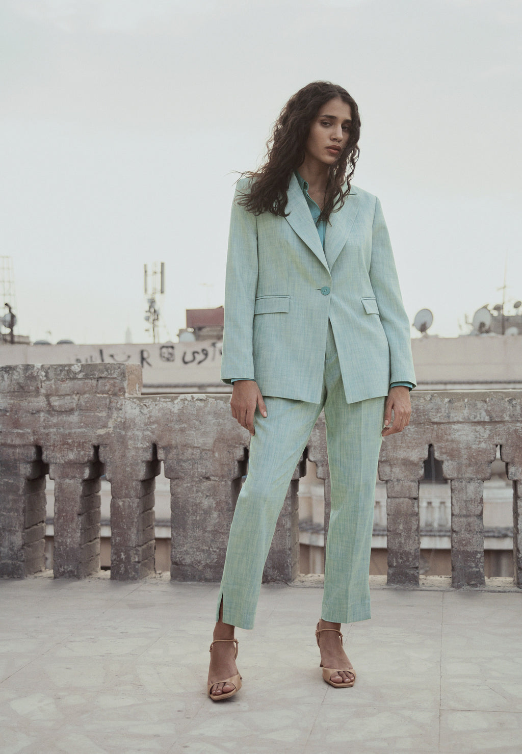 Broeken groen Xandres