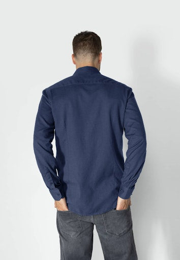 Hemden lange mouw blauw BlueFields
