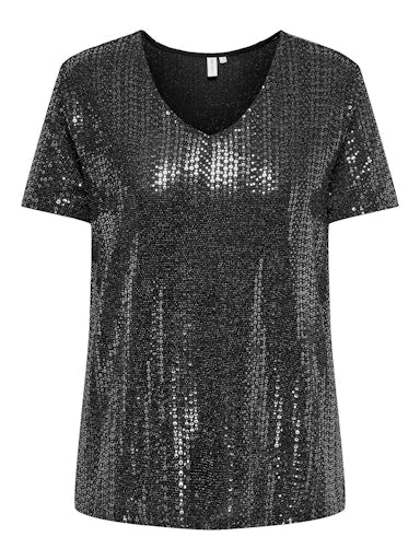 T-shirts korte mouw zwart ONLY Carmakoma