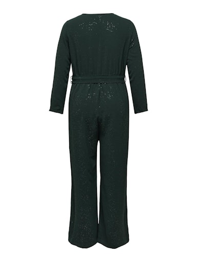 Jumpsuits lange mouw groen ONLY Carmakoma