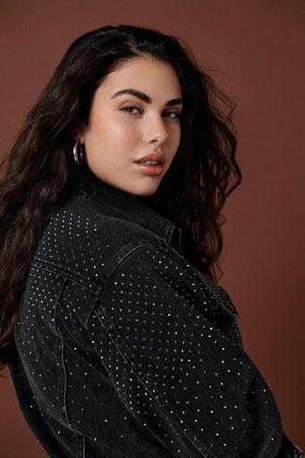 Jeansjassen zwart ONLY Carmakoma