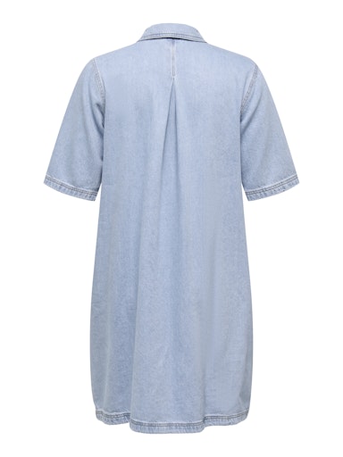 Jurken korte mouw blauw ONLY Carmakoma