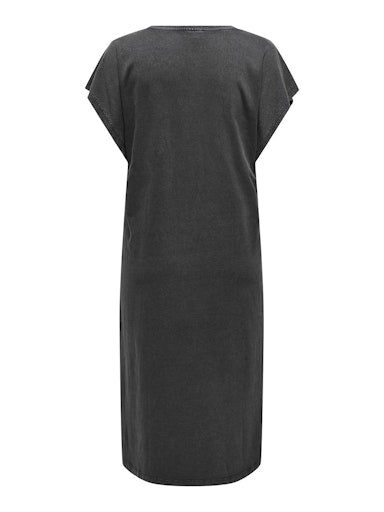 Jurken korte mouw grijs ONLY Carmakoma