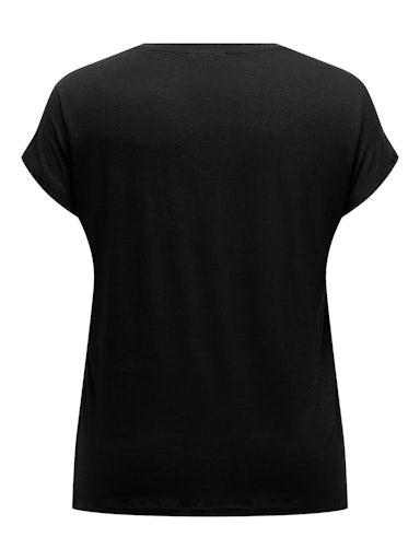 T-shirts korte mouw zwart ONLY Carmakoma