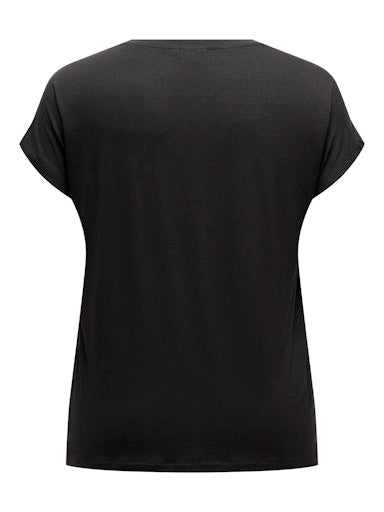 T-shirts korte mouw grijs ONLY Carmakoma
