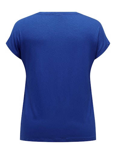 T-shirts korte mouw blauw ONLY Carmakoma