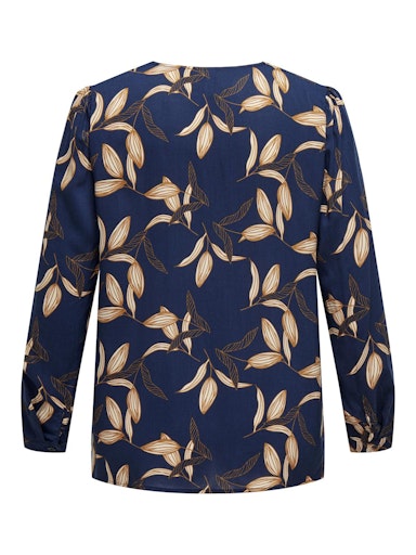 Blouses lange mouw navy ONLY Carmakoma