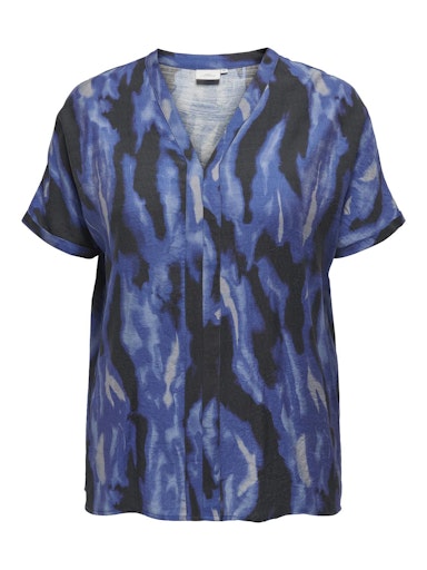 T-shirts korte mouw blauw ONLY Carmakoma