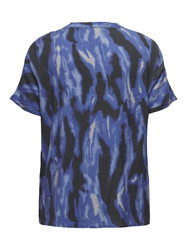T-shirts korte mouw blauw ONLY Carmakoma
