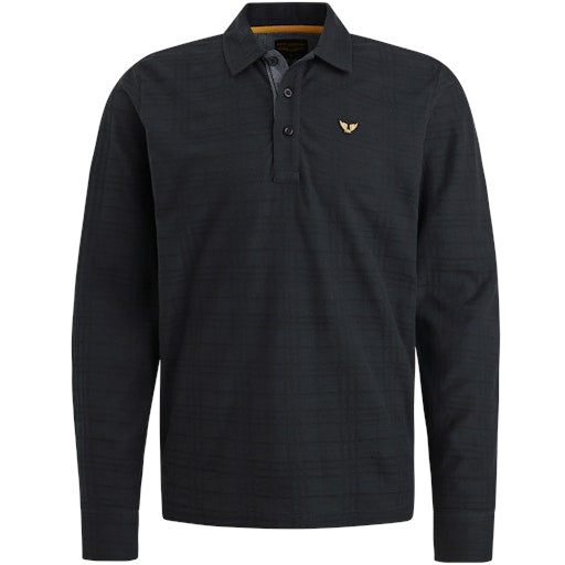 Polo's lange mouw zwart PME