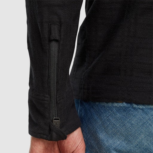 Polo's lange mouw zwart PME