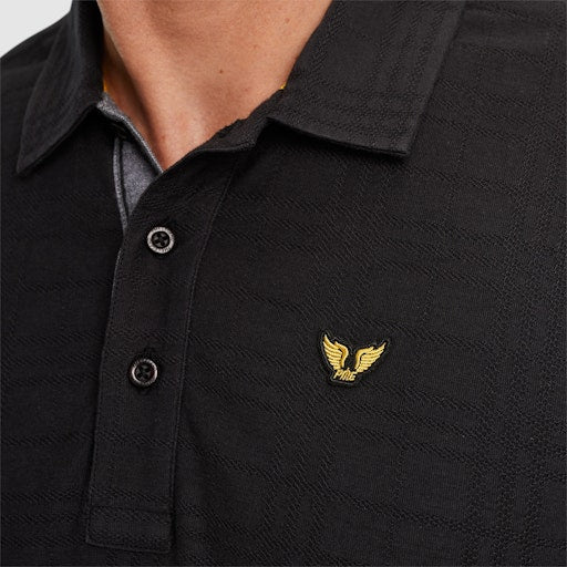 Polo's lange mouw zwart PME