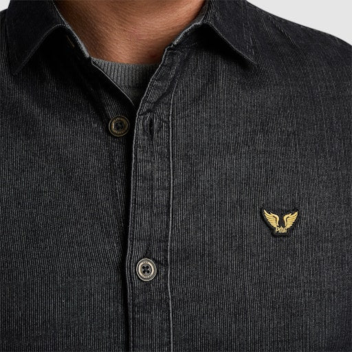 Hemden lange mouw zwart PME