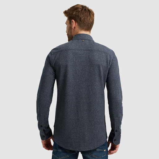 Hemden lange mouw navy PME