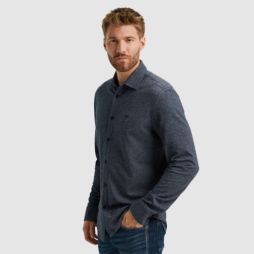 Hemden lange mouw navy PME