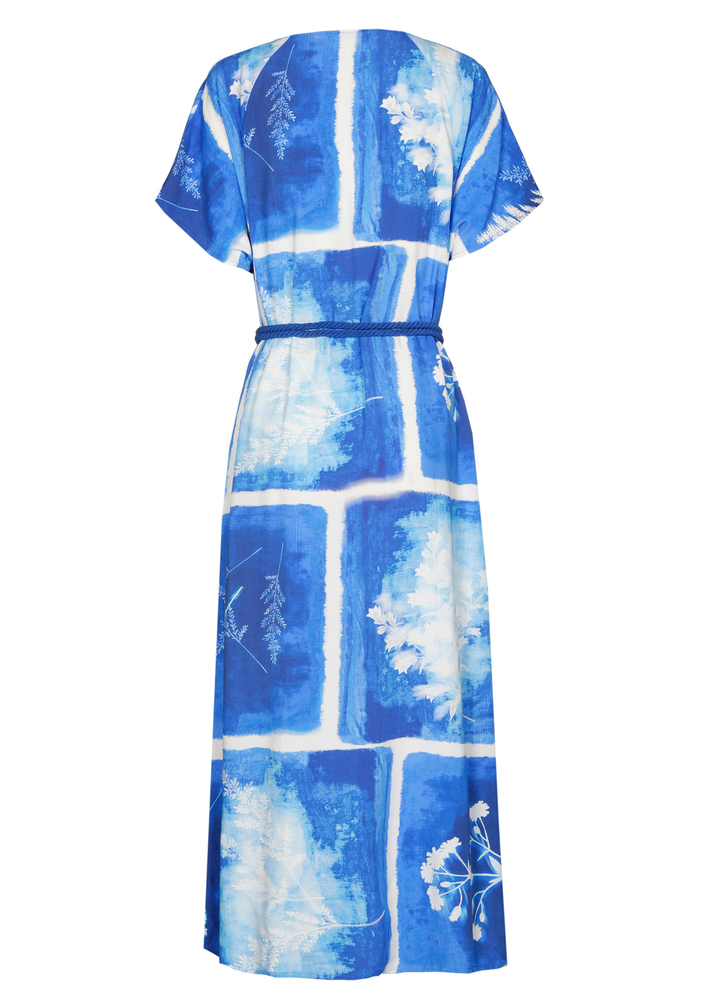 Jurken korte mouw blauw Caroline Biss