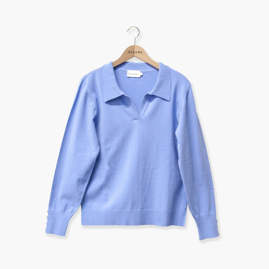 Pulls blauw Accent