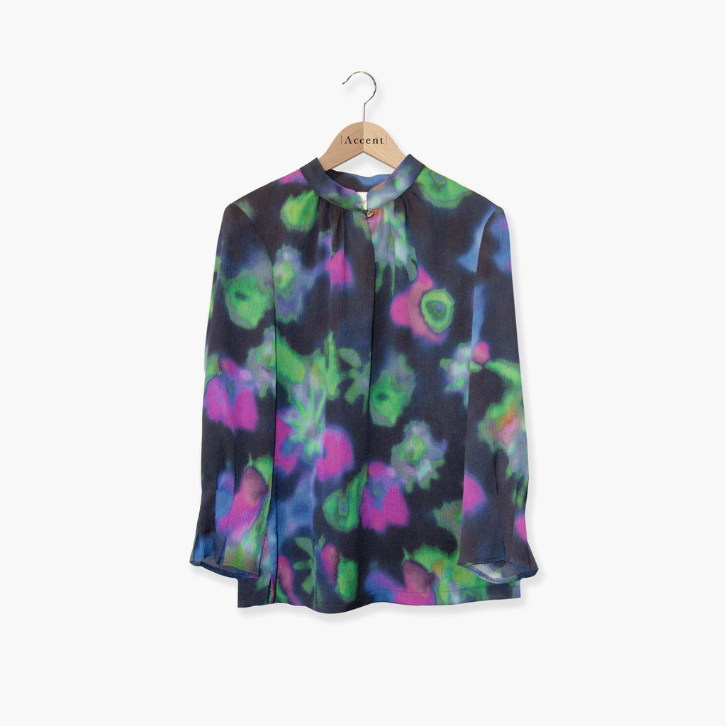 Blouses lange mouw multicolor Accent
