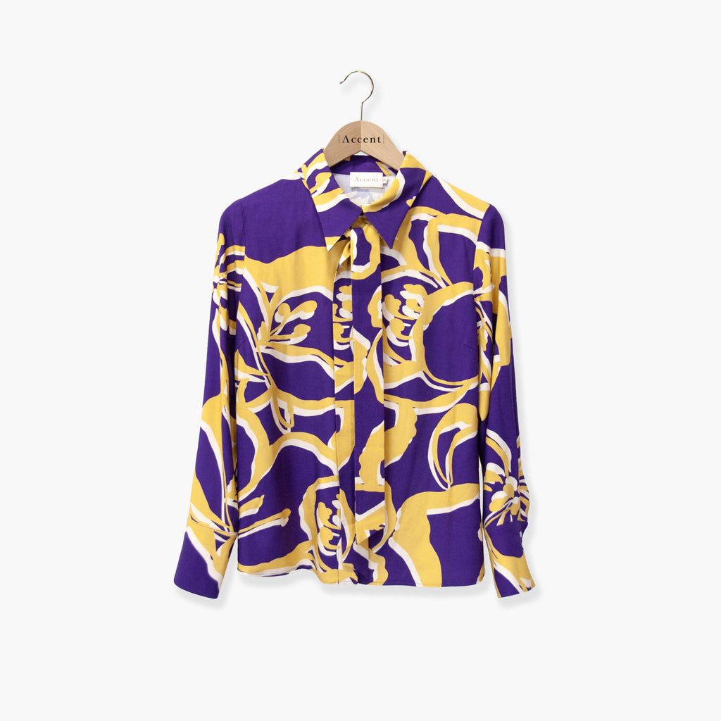 Blouses lange mouw multicolor Accent