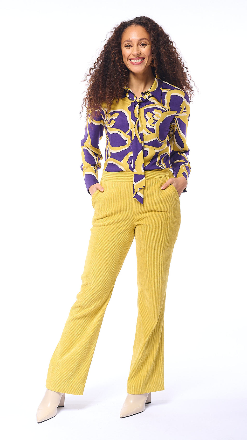 Blouses lange mouw multicolor Accent