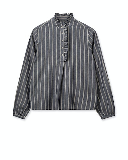 Blouses lange mouw navy MOS MOSH