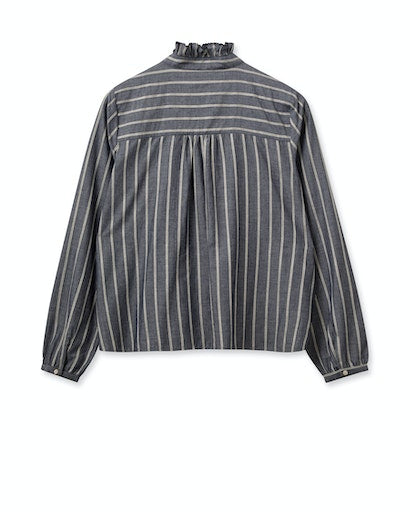 Blouses lange mouw navy MOS MOSH