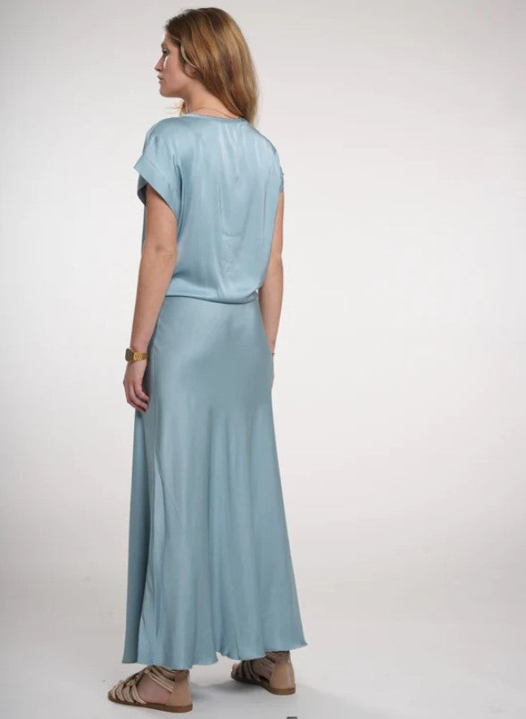 Rokken blauw BLACK ROSE