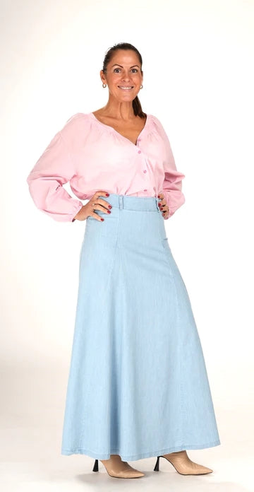 Rokken blauw BLACK ROSE