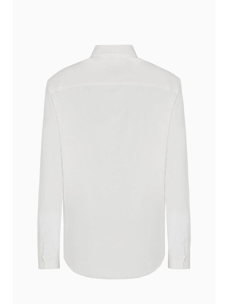 Hemden lange mouw wit Armani Exchange