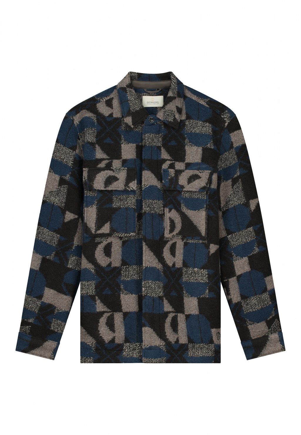 Hemden lange mouw blauw Dstrezzed