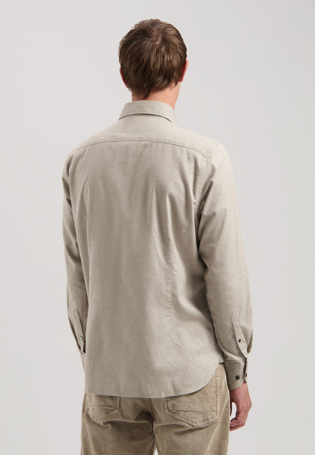 Hemden lange mouw bruin Dstrezzed