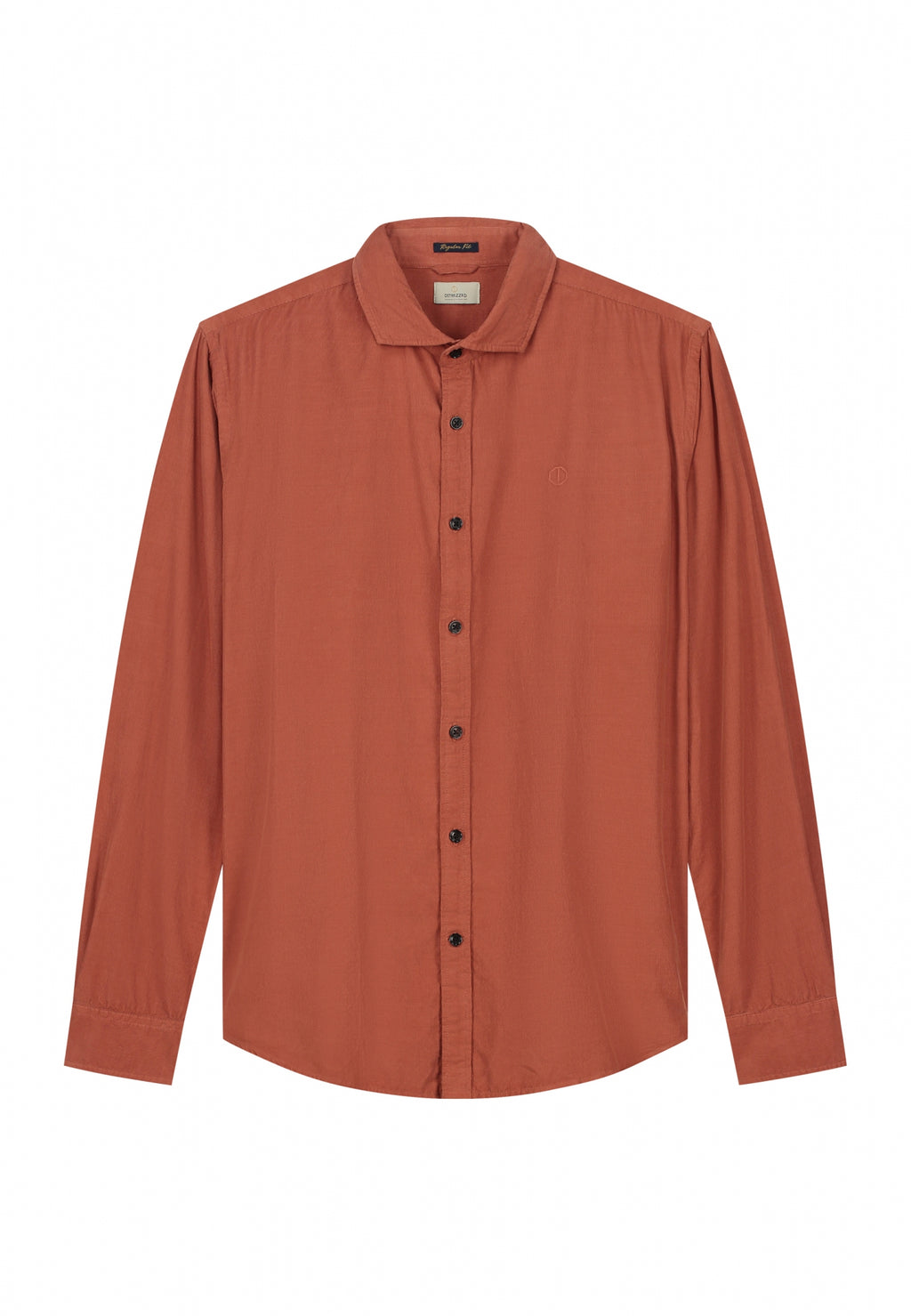 Hemden lange mouw bruin Dstrezzed